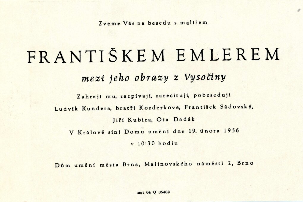 František Emler. Obrazy z&nbsp;Vysočiny